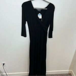 NWT Christin Michaels Molly Wrap dress *missing belt* | Size M